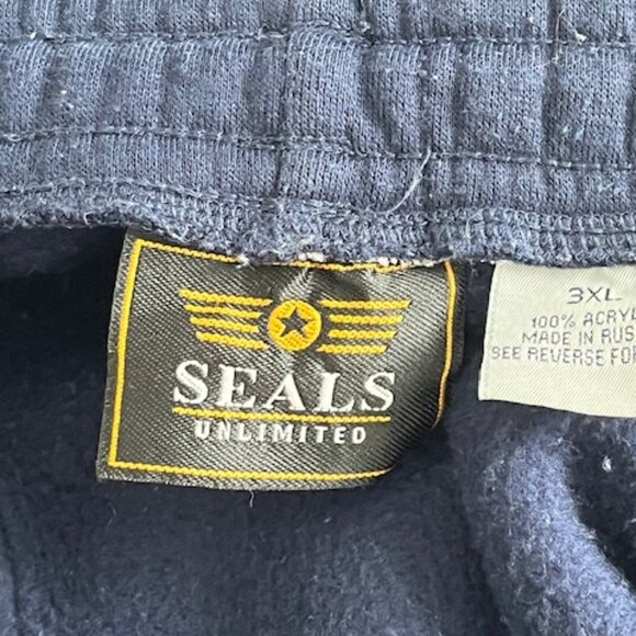 Seals Unlimited Navy Blue and Camo Sweatpants Size 3XL - Picture 15 of 16